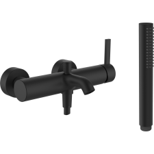 Laufen Kartell kád és zuhany csaptelep fali fekete H3213370811411 csaptelep