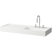 Laufen Kartell mosdótál 120x60 cm négyszögletes fehér H8133324001121 fürdőkellék