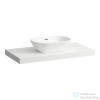 Laufen LANI 98,5 cm-es mosdópult konzollal, középső kivágással, mosdó nélkül, matt fehér H4046611122601