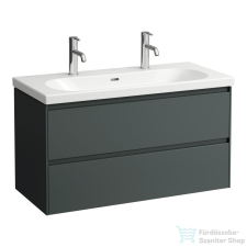 Laufen Lua 100x46 cm-es mosdó két csaplyukkal,LCC bevonattal,H8100894001071 szaniter
