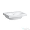 Laufen Lua 45x35 cm-es csiszolt aljú mosdó csaplyuk nélkül,LCC bevonattal,fehér H8160804001091
