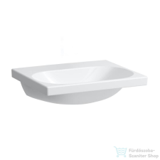 Laufen Lua 55x46 cm-es csiszolt aljú mosdó csaplyuk és túlfolyó nélkül,H8160820001421 szaniter