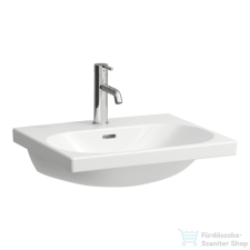 Laufen Lua 55x46 cm-es csiszolt aljú mosdó egy csaplyukkal, H8160820001041 szaniter