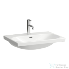 Laufen Lua 65x46 cm-es csiszolt aljú mosdó egy csaplyukkal,LCC bevonattal, H8160844001041 szaniter