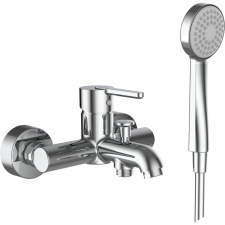 Laufen Lua kád és zuhany csaptelep fali króm H3210810041311 csaptelep