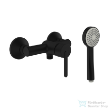 Laufen LUA zuhany csaptelep zuhanyszettel, PVD matt titán fekete H3310810811311 csaptelep