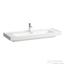 Laufen MEDA 120x46 cm-es falra/bútorra szerelhető mosdó,matt fehér H8141117571041 szaniter