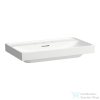 Laufen MEDA 80x46 cm-es falra/bútorra szerelhető mosdó 3 csaplyukkal LCC bevonattal, fehér H8101174001081