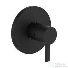Laufen MEDA falsík alatti zuhany csaptelep beépítőkészlet nélkül, PVD matt titán fekete HF506678428000 csaptelep