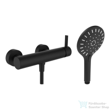 Laufen MEDA zuhany csaptelep zuhanyszettel, PVD matt titán fekete HF506650428600 csaptelep