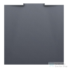Laufen NIA zuhanytálca 80x80 cm, Marbond kompozit anyagból, lefolyó a falon belül, Antracit H2100300780001