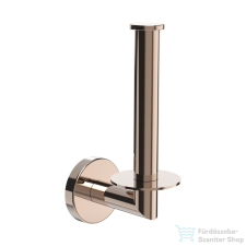 Laufen NIARA fali pót wc papír tartó tartó, fényes rózsaarany H3840621620021 fürdőszoba kiegészítő