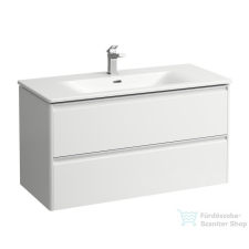 Laufen Palace Kombi csomag, 100x45 mosdó alsószekrénnyel, matt fehér H8607072601041 ( 860707 ) fürdőszoba bútor