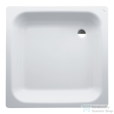 Laufen Platina Antislip 90x90 acéllemez zuhanytálca szifon nélkül, fehér H2150226000401 kád, zuhanykabin