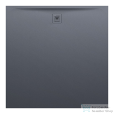 Laufen Pro 140x140 cm-es zuhanytálca Marbond kompozit anyagból,Antracit H2129580780001 kád, zuhanykabin