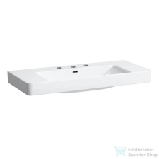 Laufen Pro S 105x46,5 cm-es mosdó 3 csaplyukkal,fehér H8139660001081 szaniter
