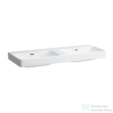 Laufen Pro S 120x46 cm-es dupla mosdó csaplyuk nélkül,fehér H8149660001091 szaniter