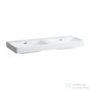 Laufen Pro S 120x46 cm-es dupla mosdó csaplyuk nélkül,LCC Active bevonattal,fehér H814966A001091