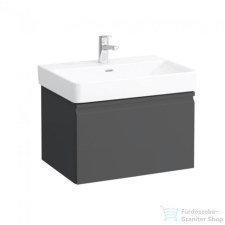 Laufen Pro S 61,6x45 cm-es 1 fiókos alsószekrény H810964 mosdóhoz,Grafit H4834210964801 fürdőszoba bútor