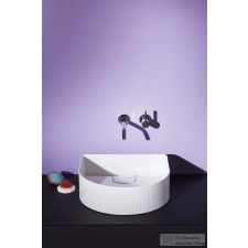 Laufen Sonar 41x36,5 cm-es csaplyuk nélküli mosdótál textúrával,matt fehér H8123437571121 szaniter