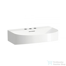 Laufen Sonar 60x42 cm-es csiszolt aljú mosdó 3 csaplyukkal,matt fehér H8163427571081 szaniter