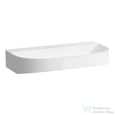 Laufen Sonar 80x42 cm-es mosdó csaplyuk és túlfolyó nélkül,fehér H8103440001121 szaniter