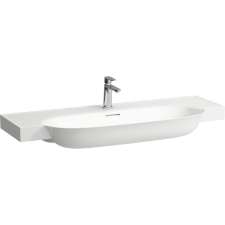 Laufen The New Classic mosdótál 120x48 cm félkör alakú fehér H8138584001081 fürdőkellék