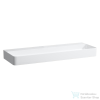Laufen Val SaphirKeramik 120x42 cm-es mosdó csaplyuk és túlfolyó nélkül,LCC bevonattal,fehér H8102894001121