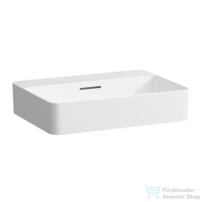Laufen Val SaphirKeramik 55x40 cm-es pultra ültethető mosdó csaplyuk nélkül,fehér H8122840001091 szaniter