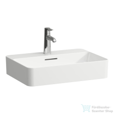 Laufen Val SaphirKeramik 55x40 cm-es pultra ültethető mosdó,matt fehér H8122847571041 szaniter