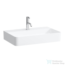 Laufen Val SaphirKeramik 55x40 cm-es pultra ültethető mosdó túlfolyó nélkül,fehér H8122840001111 szaniter