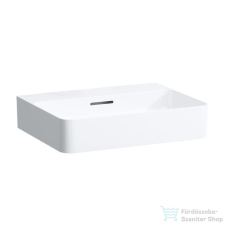 Laufen Val SaphirKeramik 55x42 cm-es csiszolt aljú mosdó csaplyuk nélkül,fehér H8162820001091 szaniter