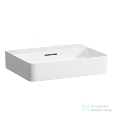 Laufen Val SaphirKeramik 55x42 cm-es mosdó csaplyuk nélkül,LCC bevonattal,fehér H8102824001091 szaniter