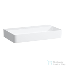 Laufen Val SaphirKeramik 75x42 cm-es mosdó csaplyuk és túlfolyó nélkül,fehér H8102850001121 szaniter