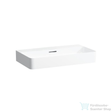 Laufen Val SaphirKeramik 75x42 cm-es mosdó csaplyuk nélkül,LCC bevonattal,fehér H8102854001091 szaniter
