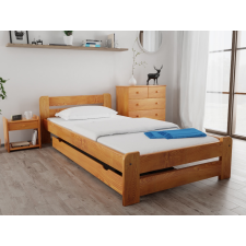 Laura ágy 80x200, égerfa Ágyrács: Deszkás ágyráccsal, Matrac: Somnia 17 cm matraccal ágy és ágykellék