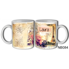  Laura bögre tányér és evőeszköz