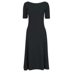 Lauren Ralph Lauren Hosszú ruhák MUNZIE-ELBOW SLEEVE-DAY DRESS Fekete EU XL