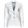 Lauren Ralph Lauren Kabátok / Blézerek ANFISA-LINED-JACKET Fehér EU S