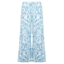 Lauren Ralph Lauren Lenge nadrágok WOVEN-WIDE LEG-PANTS Kék EU XL női nadrág