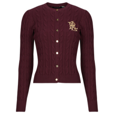 Lauren Ralph Lauren Mellények / Kardigánok RALHAN-LONG SLEEVE-CARDIGAN Bordó EU M