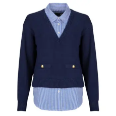 Lauren Ralph Lauren Pulóverek SWEATER-PULLOVER Tengerész EU XS