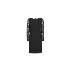 Lauren Ralph Lauren Rövid ruhák LACE PANEL JERSEY DRESS Fekete US 4