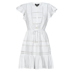 Lauren Ralph Lauren Rövid ruhák TANVEITTE-SHORT SLEEVE-DAY DRESS Fehér EU XL