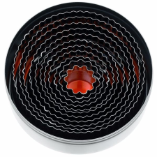 Lauterjung Solingen Kiszúróforma  készlet, Lauterjung Solingen, 11 db, kerek, hullámos él sütés és főzés