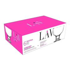 LAV Destina Ice Cream 285ml Fagylaltos üveg kehely szett 6 darabos konyhai eszköz