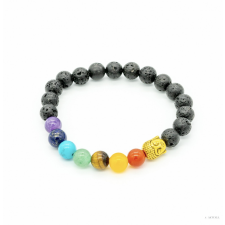  Lávakő Karkötő- Buddha Chakra karkötő