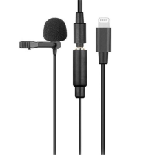 Lavalier Csiptetős mikrofon IOS készülékhez + AUX bemenettel - JH-041-A mikrofon