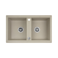 LAVEO Barbados 80, 780 x 480 mm vézs színű gránit mosogatótálca mosogatótálca