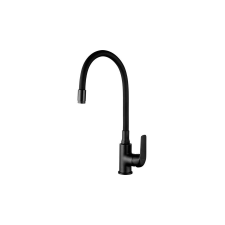 LAVEO ELZA Konyhai csaptelep rugalmas tömlővel, Szín:matt fekete csaptelep